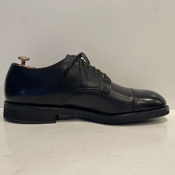 ALDEN 353 Cap Toe Derby CDI Black Calfskin Leather Cap Toe Mens Shoes Sz 11 AA/B main image 7
